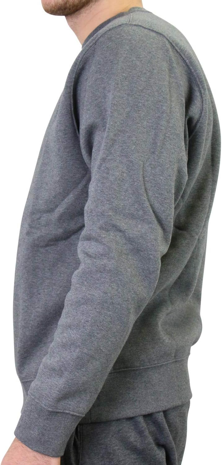 Nike Herren M Nk FLC Park20 Crew Sweatshirt (1er Pack) S Charcoal Heathr/White, S Charcoal Heathr/Wh