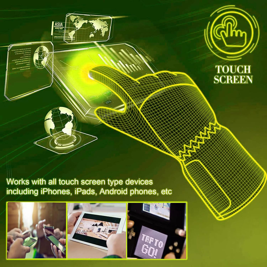 Alomejor Elektrische Heizhandschuhe Vollfinger USB-Beheizt Winter Outdoor Radfahren f¨¹r Frauen Warm