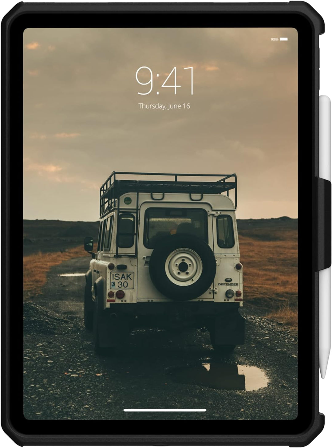 Urban Armor Gear Scout Handstrap & Kickstand Case für Apple iPad 10.9 (2022) Hülle [Apple Pencil Hal