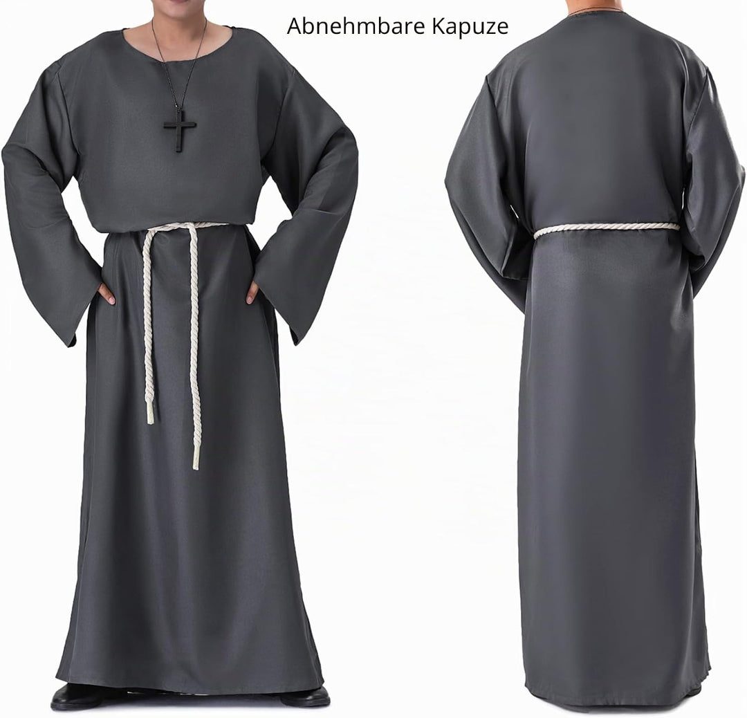 Myir JUN Halloween Kostüm Herren, Faschingskostüm Männer Karneval Kostüm Herren Mittelalterliche Rob