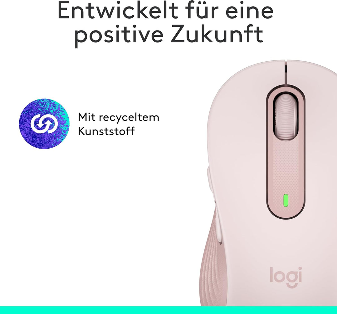 Logitech Signature M650 Kabellose Maus - für kleine bis mittelgrosse Hände, 2-Jahres-Batterie, Leise