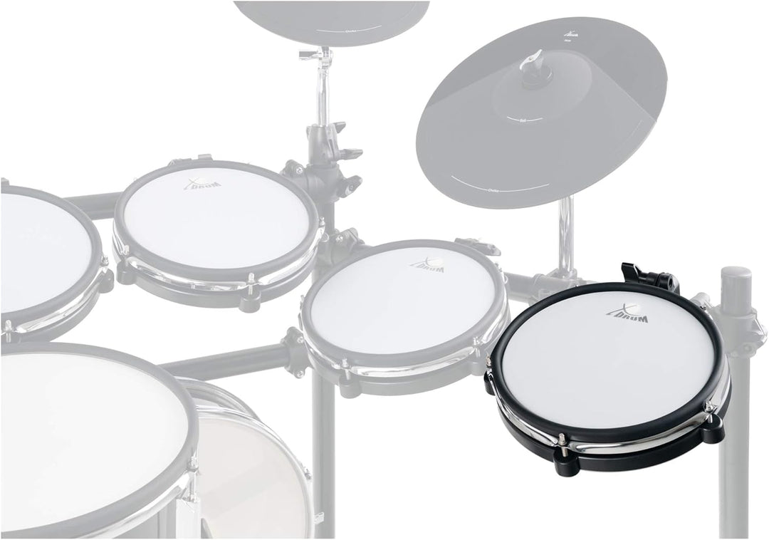XDrum DD-650 Add-On Set - 10" Dual Zone Pad (Fell und Rim) - Realistischer Rebound - Ideal für XDrum