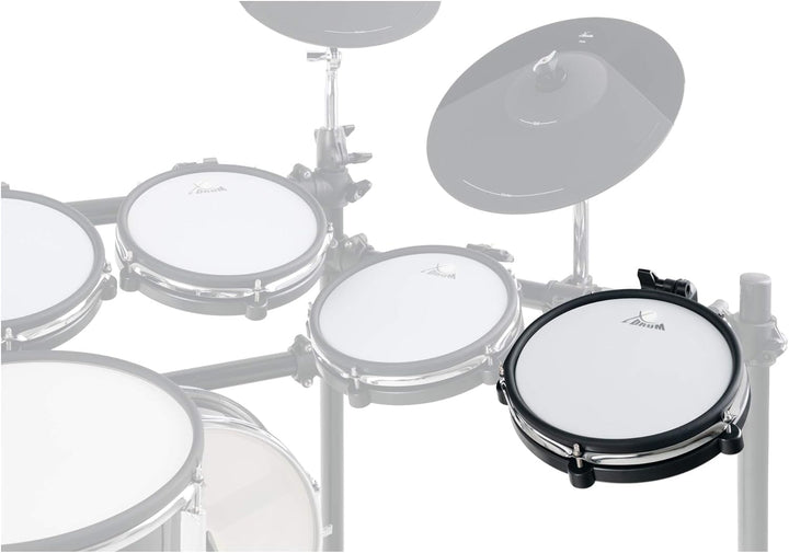 XDrum DD-650 Add-On Set - 10" Dual Zone Pad (Fell und Rim) - Realistischer Rebound - Ideal für XDrum