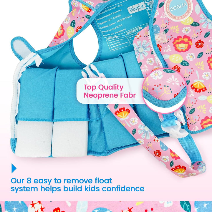 Zeraty Kleinkind Schwimmjacke - Leichte Kinder Schwimmweste - Schwimmhilfe für Kinder - Floating Bad