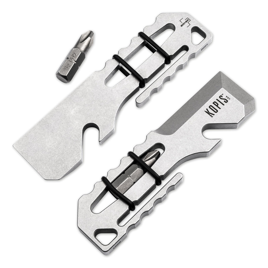 BÖKER PLUS® Grift - EDC Multifunktionstool - VA Hebel-Werkzeug rostfrei - Everyday Carry Prybar mit