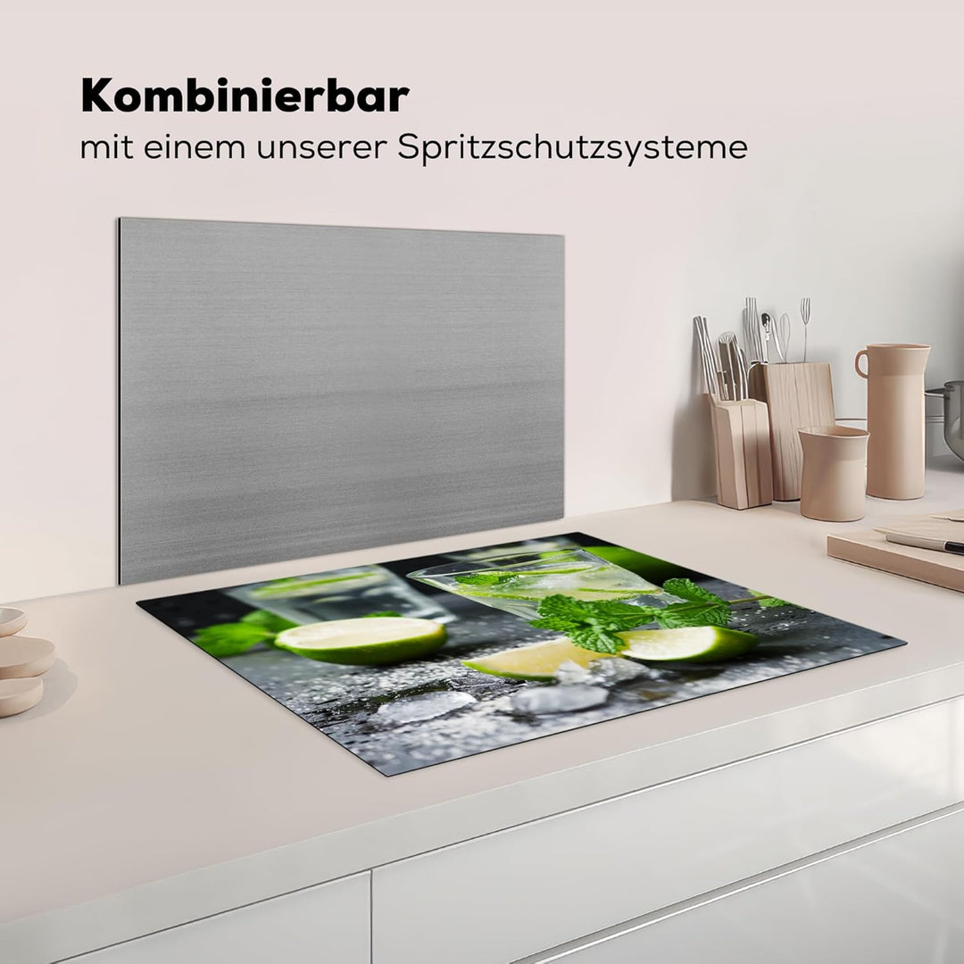 KitchenYeah© Herdabdeckplatte Einteilig Ceranfeld Abdeckplatte Küche Deko Ceranfeldabdeckung Herdabd