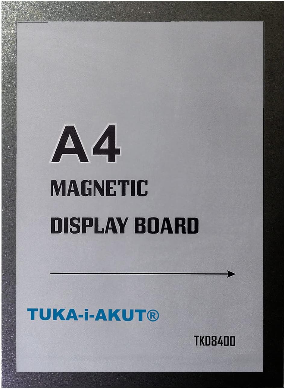 TUKA-i-AKUT 10st. A4 Info-Rahmen Selbstklebend mit Magnetverschluss, Einstecktasche Infotasche Blatt