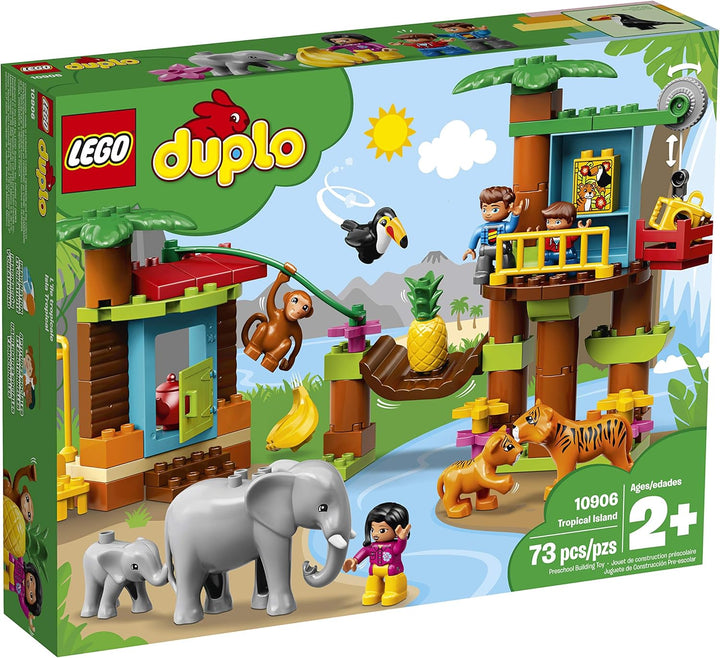 LEGO 10906 DUPLO Town Baumhaus im Dschungel Bauset, Lernspielzeug für Kleinkinder im Alter von 2-5 J