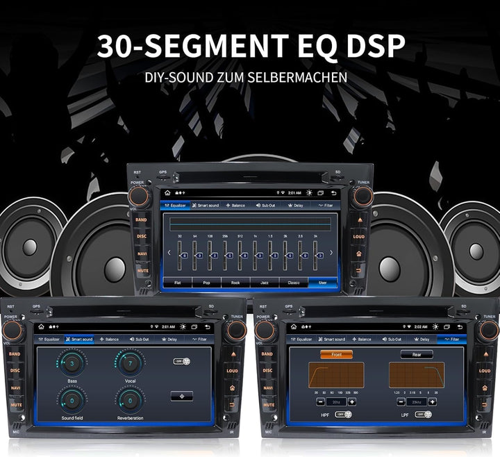 QIIKEN 8" 4G+64G Android 13 Autoradio mit Navi für VW T5 Golf 5 6 Polo Sharan Seat Passat Tiguän, Do