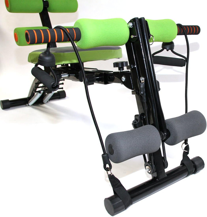 MAXOfit Multitrainer Greenline SixMax Pro MF-6.G, Ganzkörper Heimtrainer Für Zuhause, Für Bauch Bein