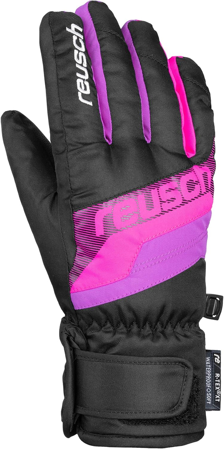 Reusch Kinder Dario R-tex Xt Handschuhe 5.5 black / pink glo, 5.5 black / pink glo