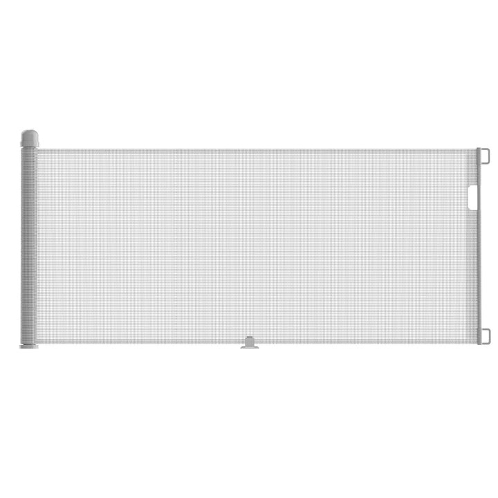 NAIZY Treppenschutzgitter Rollo Ausziehbar Türschutzgitter 87 x 0-300 cm Absperrgitter Treppenschutz