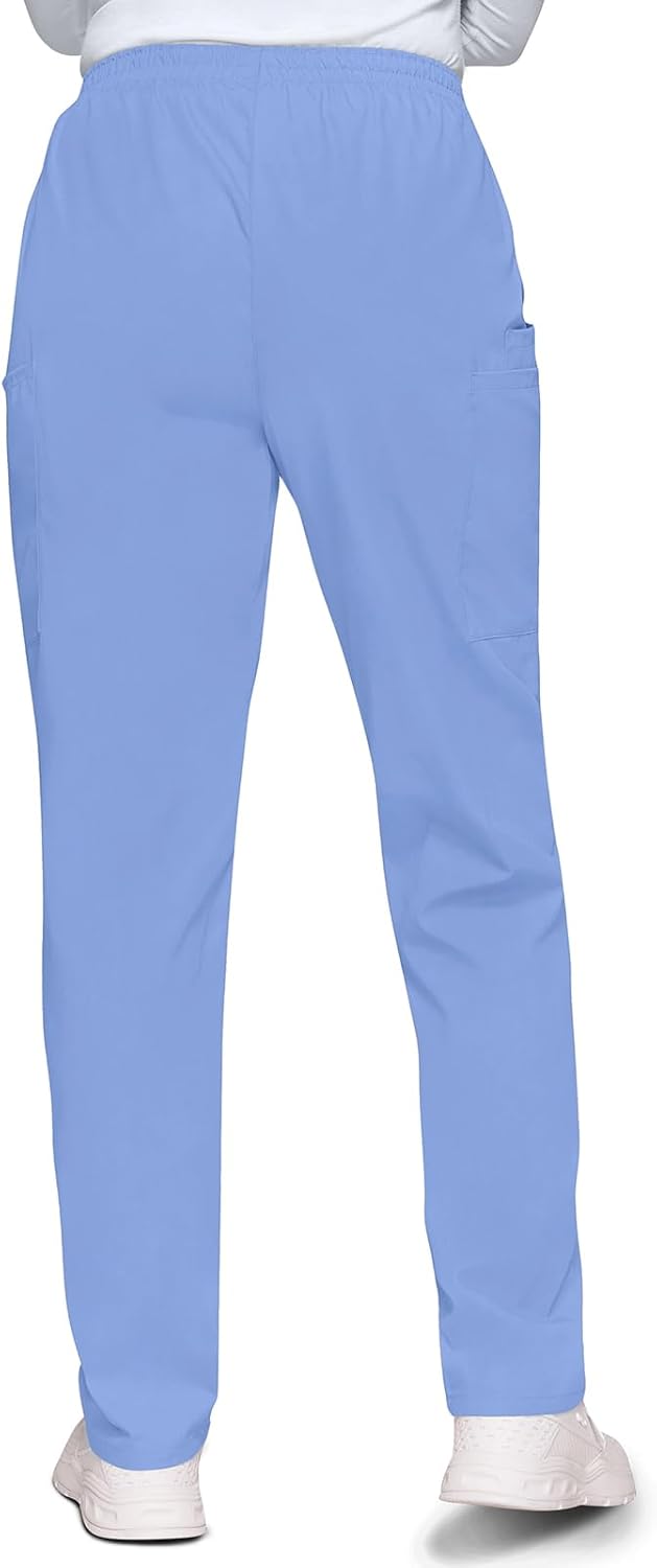 Scrub Pants for Women Workwear Originals Pull-On Elastic Waist 4200 XXL Ciel, XXL Ciel