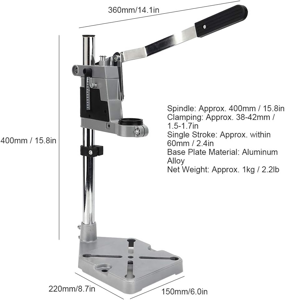 Multifunktionale Elektrische Bohrständer-Schleifhalterung, Schleifhalterung Bohrmaschinenständer-Kle