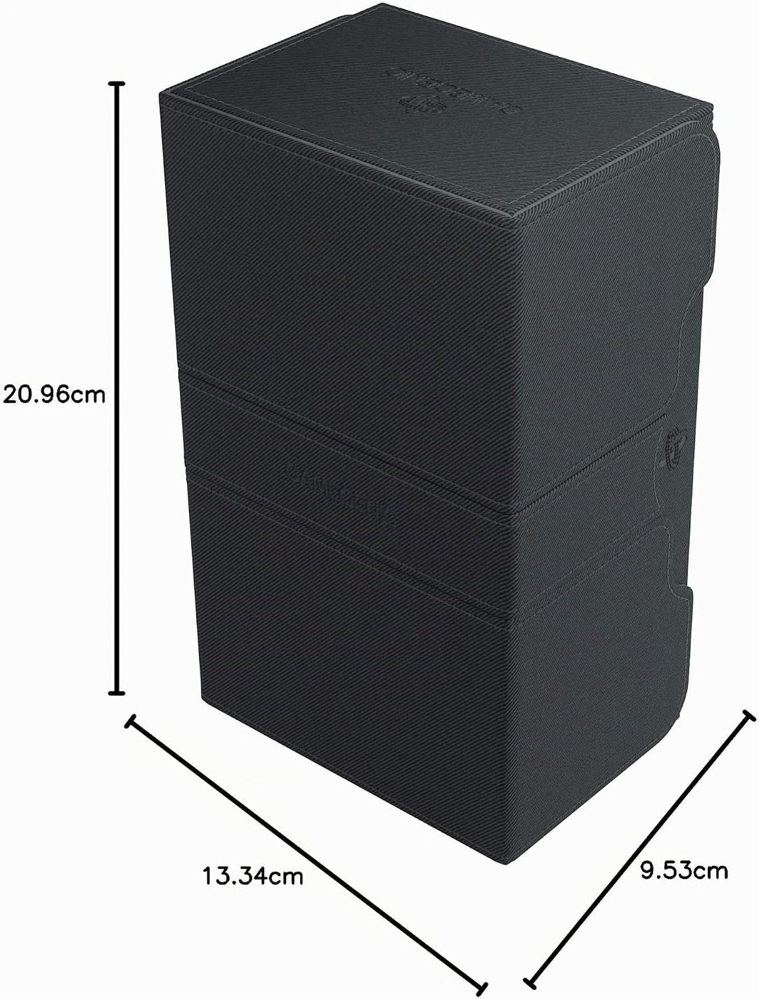 Gamegenic GGS20025ML Stronghold 200-Card Convertible Deck Box, Black Schwarz, Schwarz
