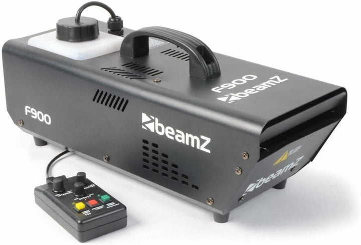 BeamZ F900 Hazer Nebelmaschine 900 W mit Fernbedienung, Dunstnebelmaschine, 900 ML Tankinhalt, Timer