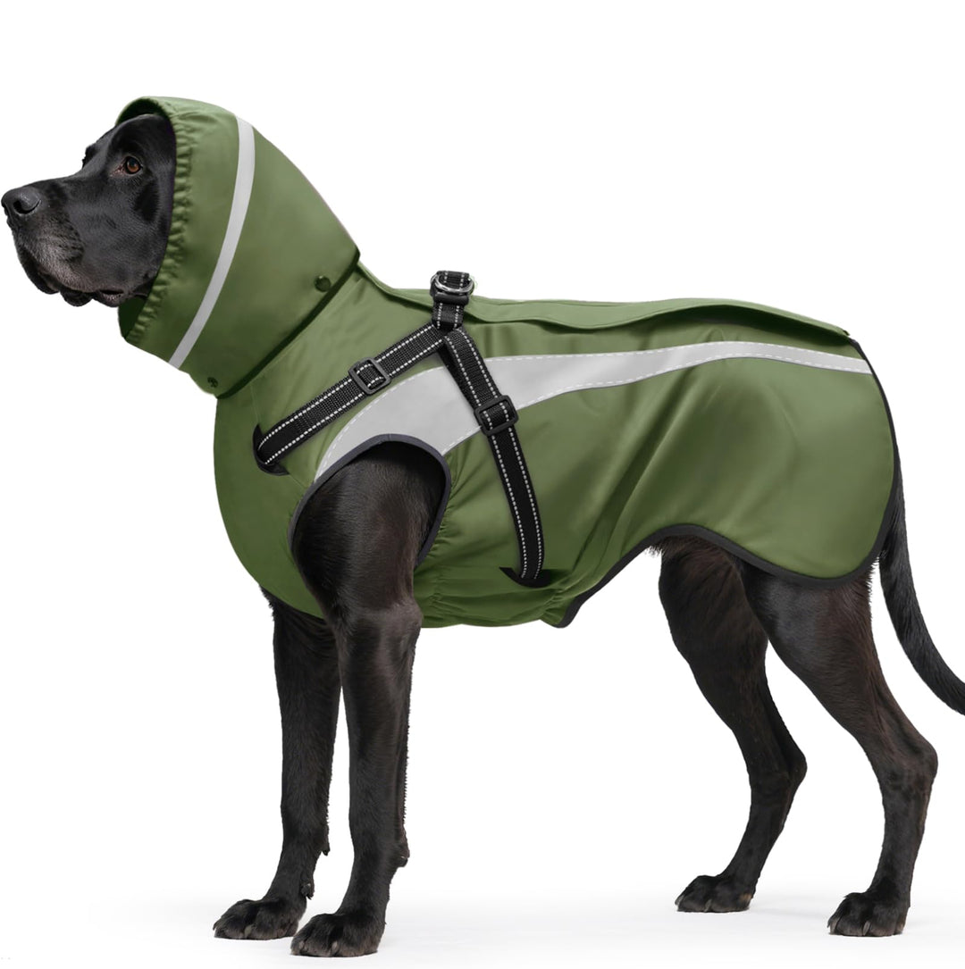 Hund Regenmantel wasserdichte Regenmäntel für Hunde Regenjacken mit Kapuze Haustier Regen Poncho Man