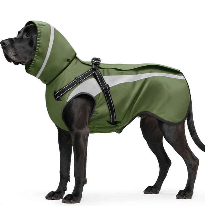 Hund Regenmantel wasserdichte Regenmäntel für Hunde Regenjacken mit Kapuze Haustier Regen Poncho Man