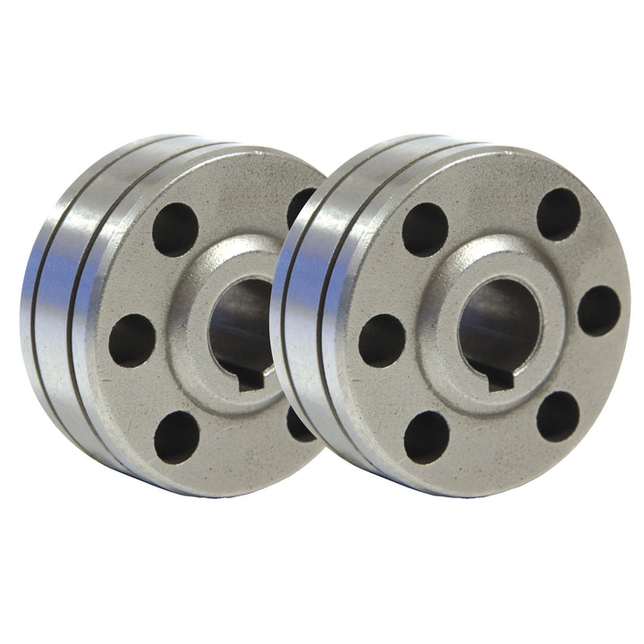 Drahtführungsrolle - Ø 0,8/1,0 mm - Alu - Typ B - 2 Stück