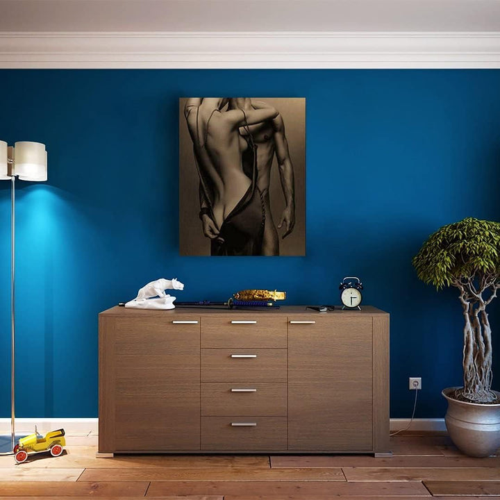 Artnapi Malen nach Zahlen Erwachsene mit Rahmen | DIY Handgemalt | Heisse Passion | Kit für Anfänger