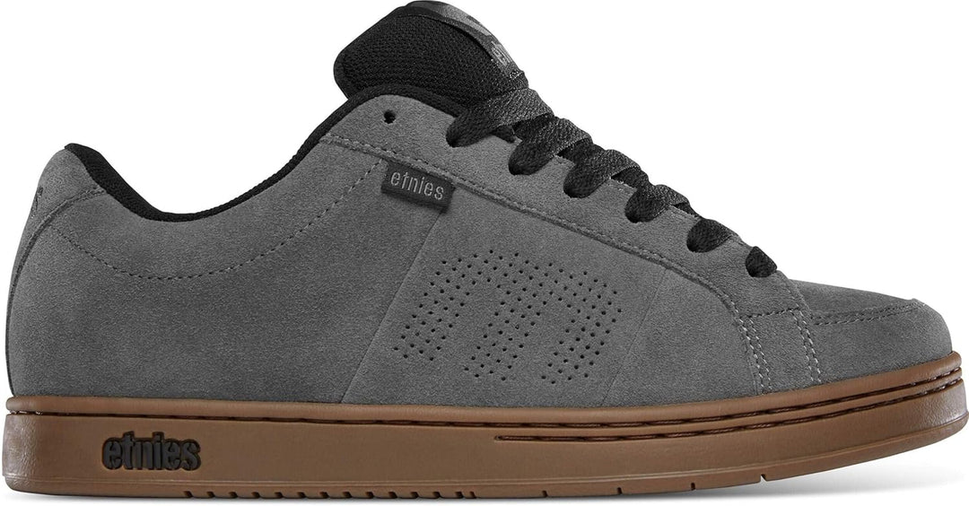 Etnies Herren Kingpin Skateboardschuhe 41 EU Grau Schwarz, 41 EU Grau Schwarz