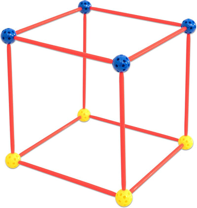 Betzold - Geometrie Steckbaukasten 330 Bauteile - Mathematik-Lehrmittel Grundschule Nocolor, Nocolor