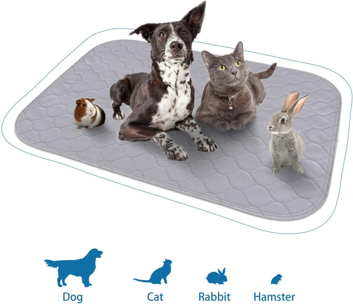 Nobleza Wiederverwendbar Welpenunterlagen Matte, 2Pack Waschbar Haustier Urinunterlage, Puppy Traini