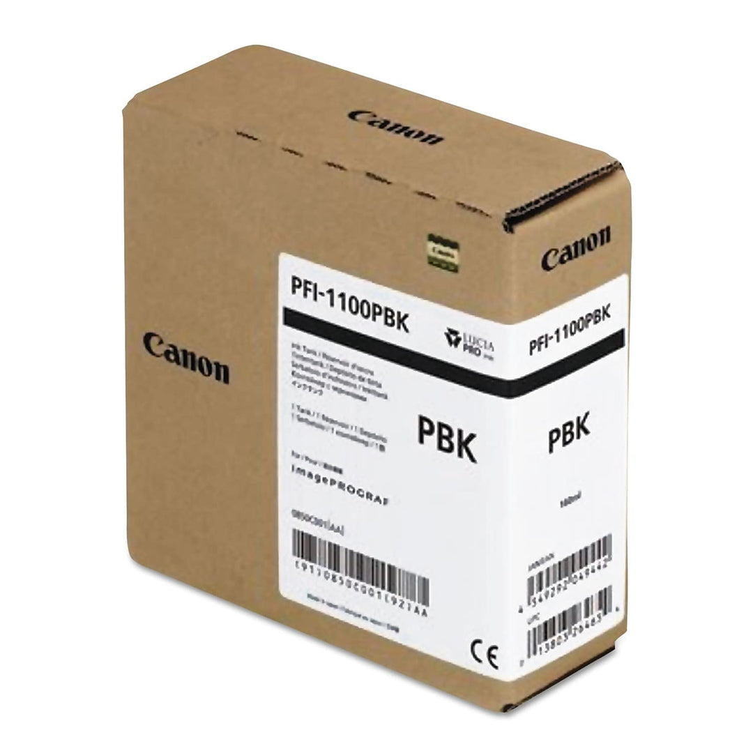 CANON PFI-1100 Tinte Foto schwarz Standardkapazität 160ml 1er-Pack iPF Pro2000/4000/4000S/6000S, Fot