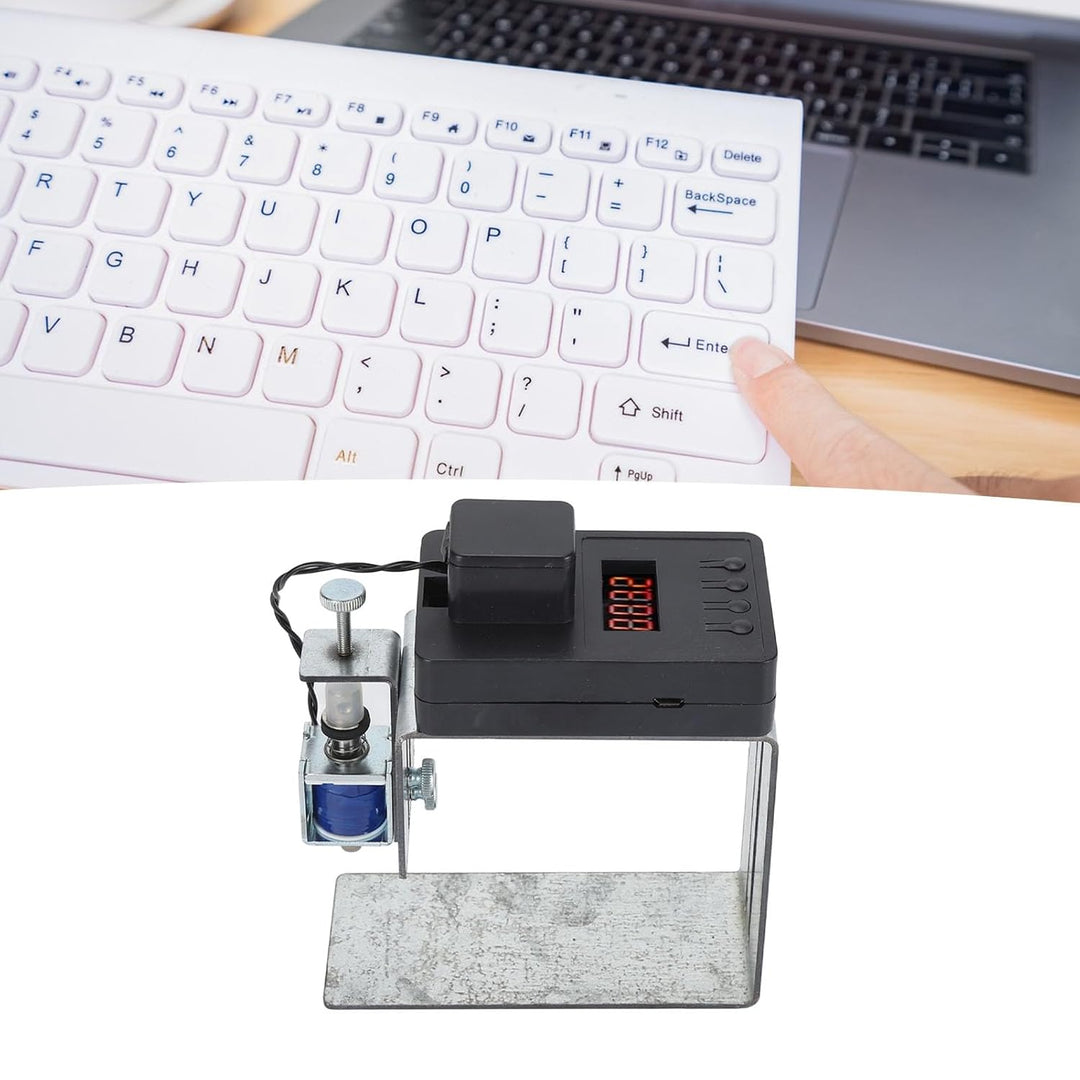 Automatischer Tastatur-Clicker, Simuliert Manuelles Klicken, Verstellbarer Computer-Tastatur-Clicker
