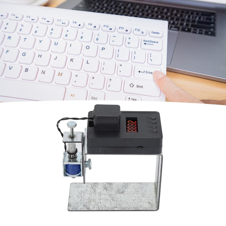 Automatischer Tastatur-Clicker, Simuliert Manuelles Klicken, Verstellbarer Computer-Tastatur-Clicker