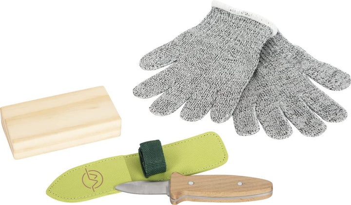 small foot Schnitzmesser-Set "Discover", Outdoor-Kindermesser inkl. Messerscheide für Kinder ab 6 Ja