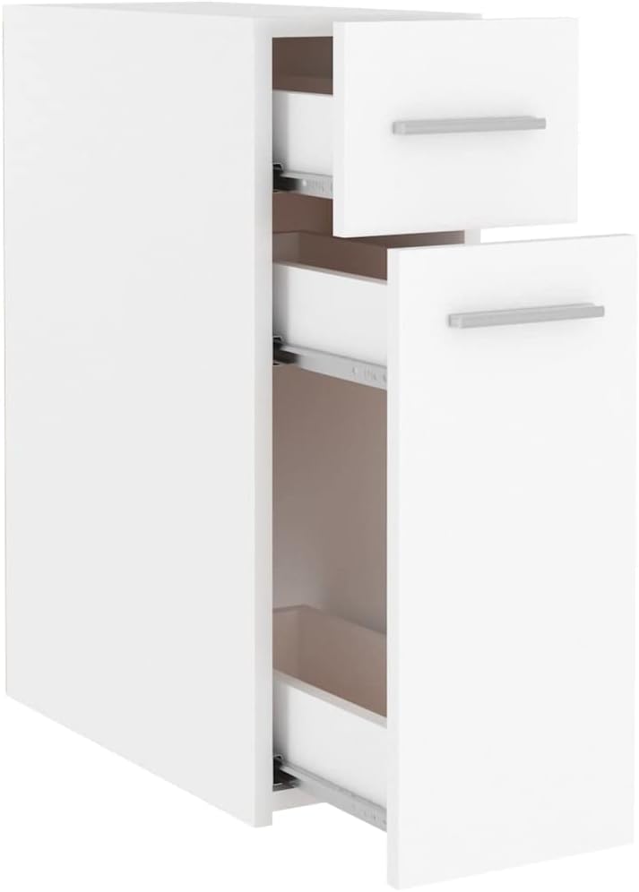 vidaXL Apothekerschrank Weiss 20x45,5x60 cm Holzwerkstoff
