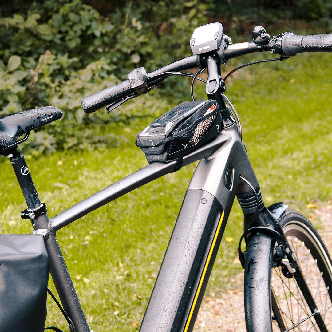 BBB Cycling Fahrradtasche TopTank | Rahmentasche Integrierter Touchfähiger Smartphone-Hülle | Oberro