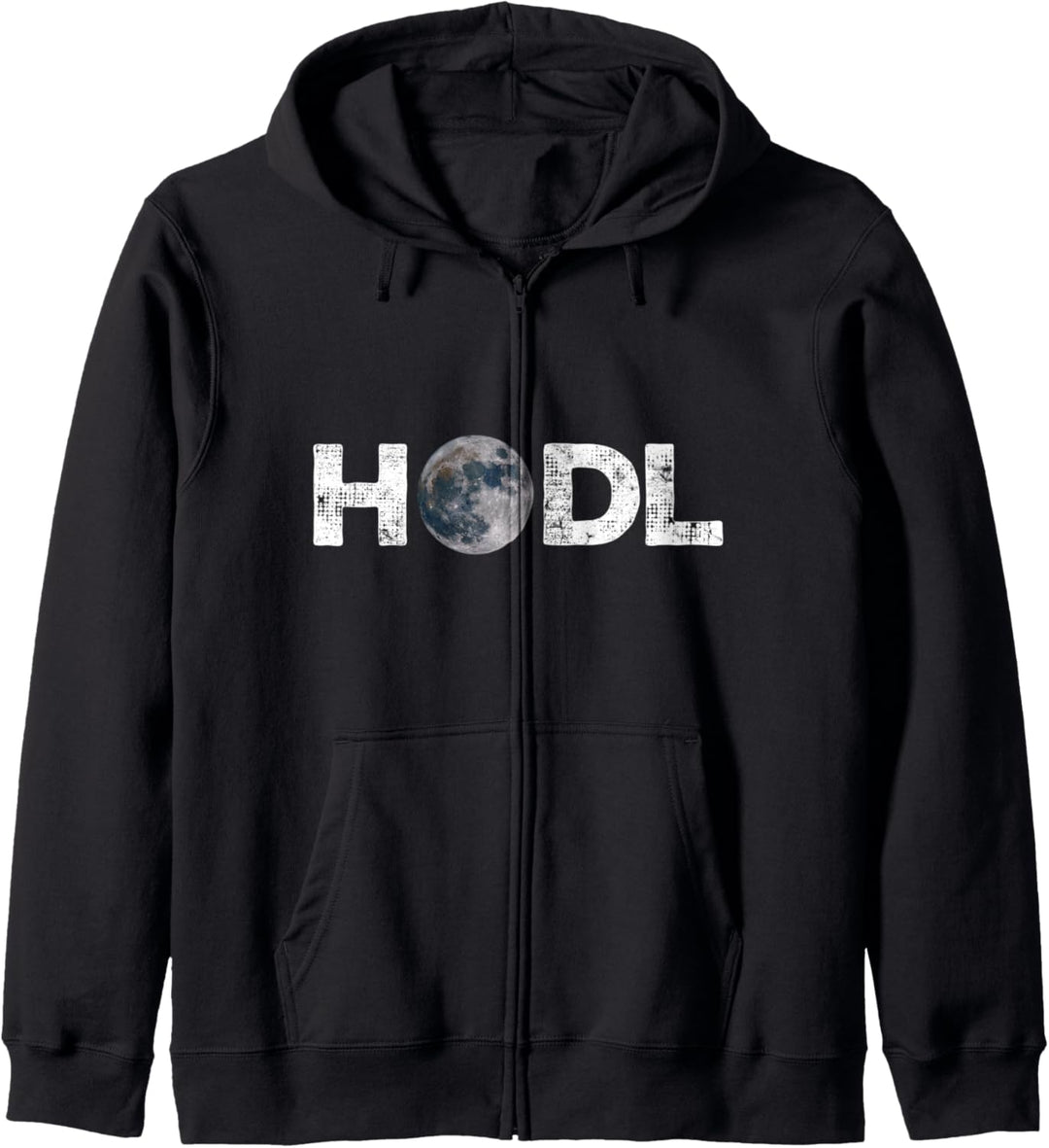 HODL Moon Kryptowährung | Hodl zum Mond Crypto Merch Kapuzenjacke