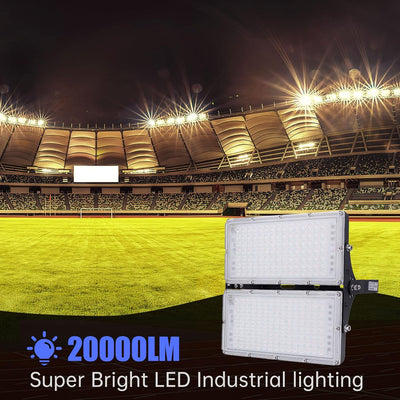 Bellanny 200W LED Strahler Aussen 20000LM Superhell LED Flutlicht, 3000K Warmweiss LED Fluter - IP65