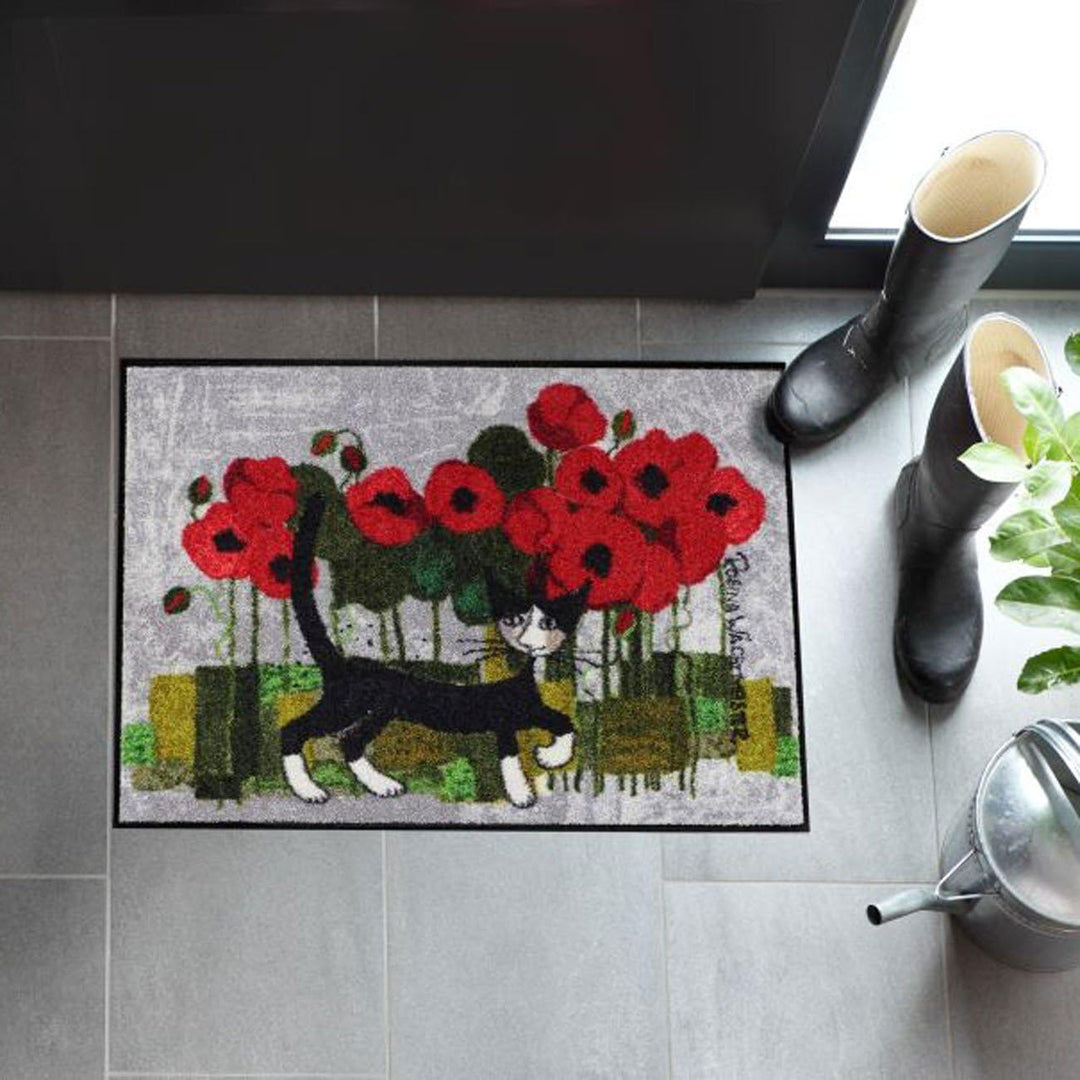 Salonloewe Rosina Wachtmeister Fussmatte Lifestyle Poppywalk 50x75 cm Eingangs-Matte Fussabtreter Ka