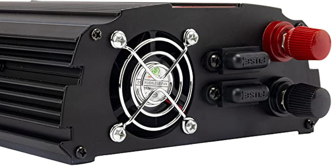 Schumacher INV 600 Spannungswandler Modifizierter Sinus-Wechselrichter 12V DC > 230V AC - Dauerleist