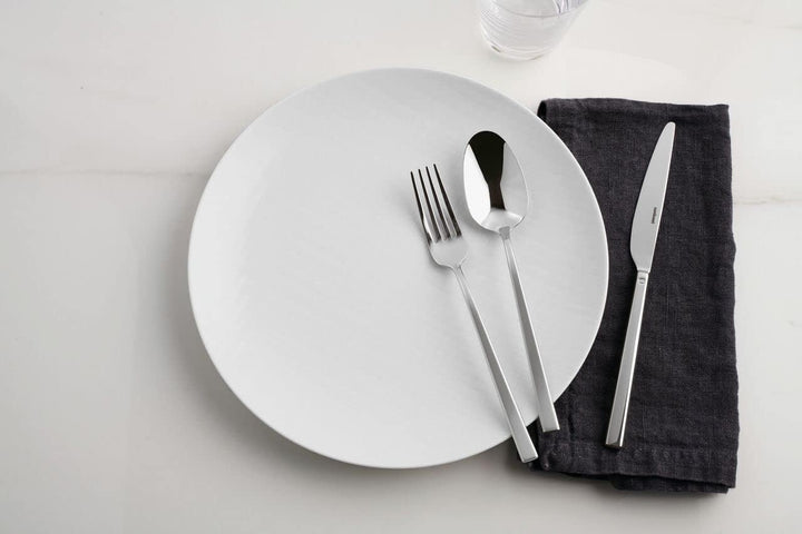 Sambonet 52562-N2 Rock Edelstahl - Monoblock Tischbesteck in 18/10 Edelstahl, für 12 Personen, 60 Te