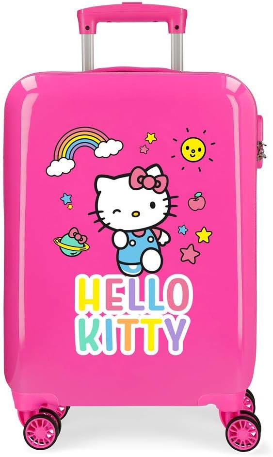 Hello Kitty You are Cute Kabinenkoffer Rosa 38x55x20 cms Hartschalen ABS Kombinationsschloss 35L 2,3