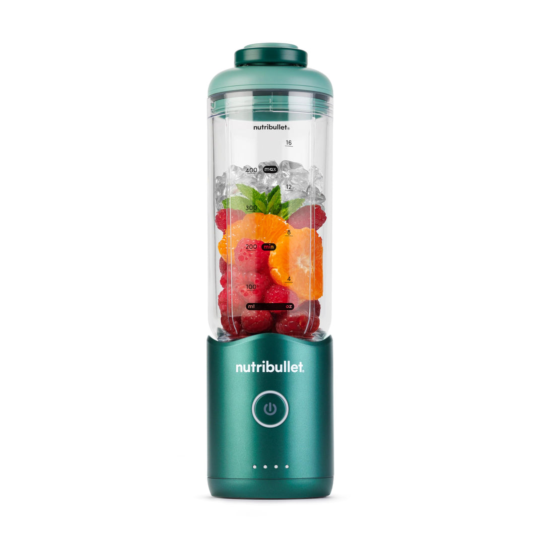 NutriBullet Flex 590 ml, Tragbarer Mixer mit Trinkdeckel, Abnehmbare Klingen, Wiederaufladbar mit US