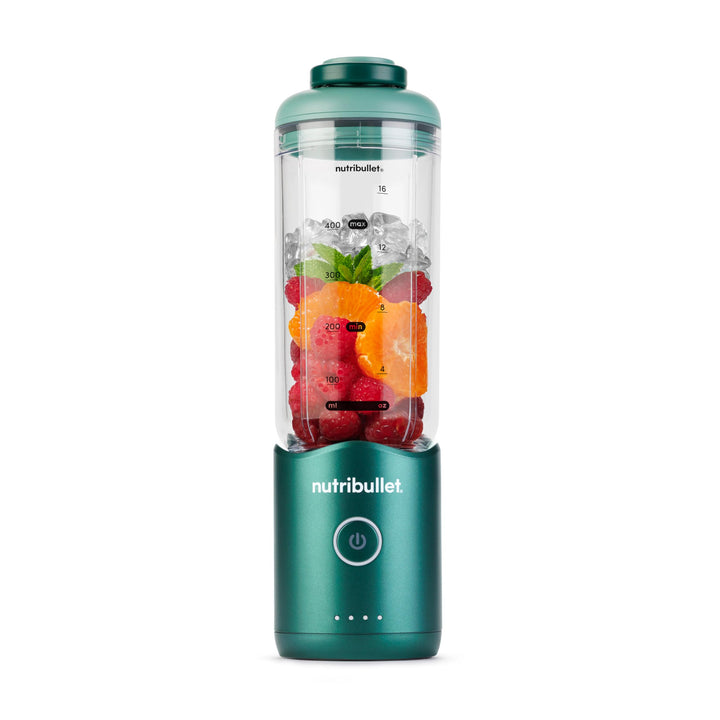 NutriBullet Flex 590 ml, Tragbarer Mixer mit Trinkdeckel, Abnehmbare Klingen, Wiederaufladbar mit US