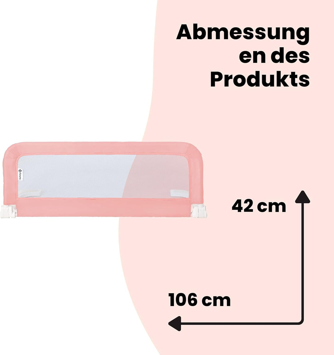 Safety 1st Portable Bed Rail, zusammenklappbares Bettgitter, Rausfallschutz, Reise, 18 M.–5J., tragb