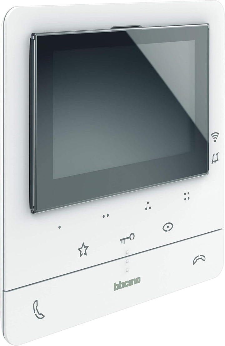 BTICINO, Video-Hausstation Classe 100X16E mit WLAN-Anbindung, 7" Touchscreen, zur Erweiterung für ei