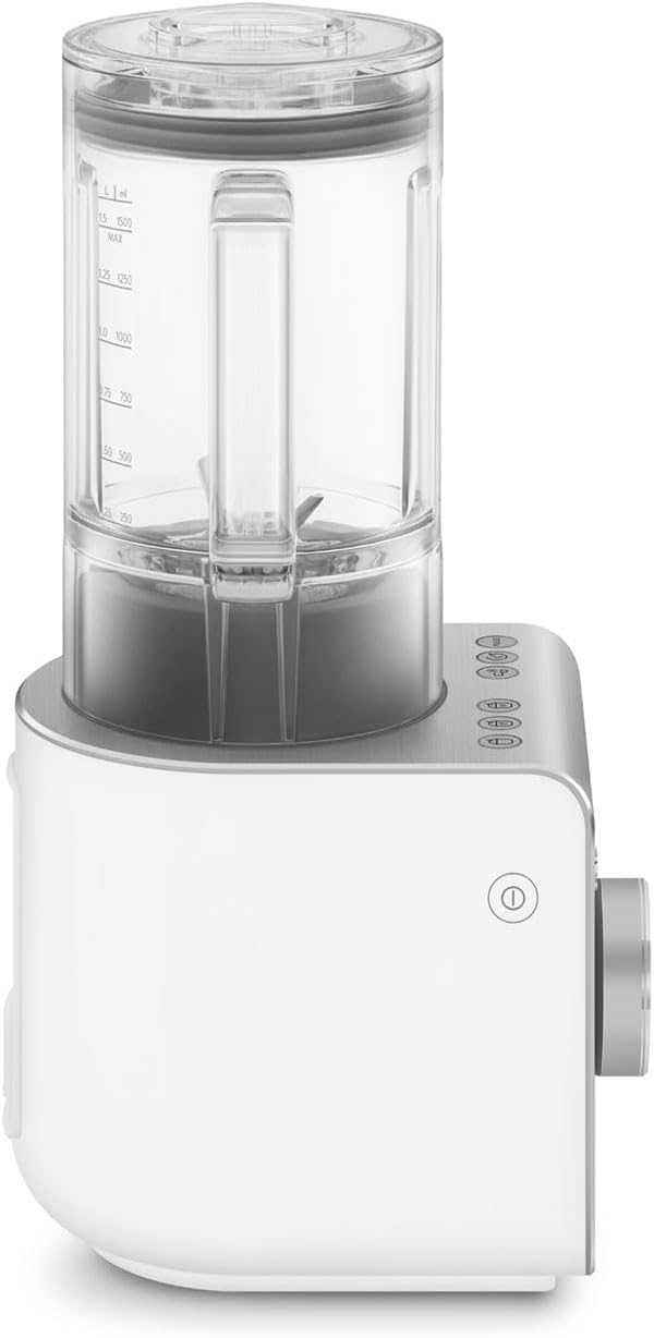 SMEG, Hochleistungsmixer BLC01WHMEU, 5 voreingestellte Programme, 9 manuelle Geschwindigkeitsstufen,