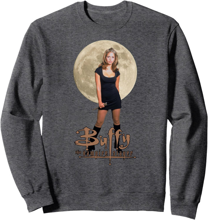 Buffy the Vampire Slayer Buffy-Foto mit Mond Sweatshirt
