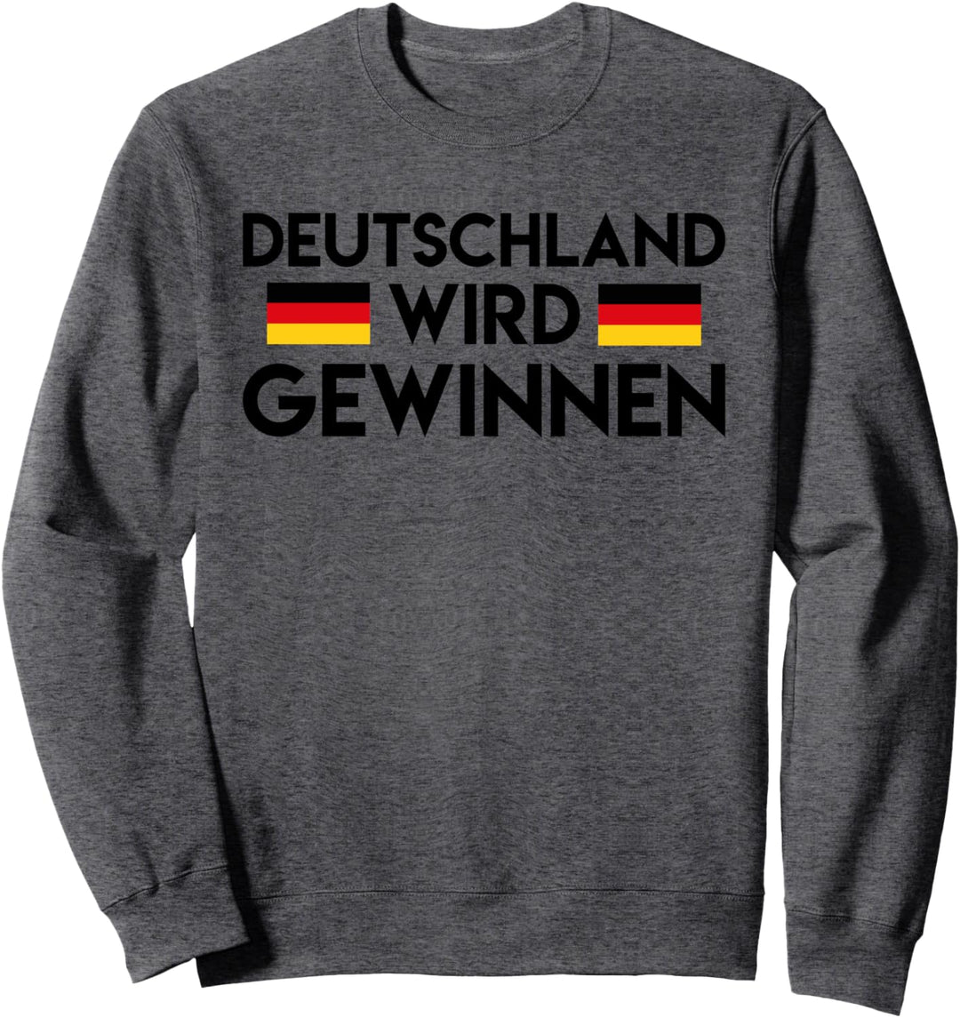 Deutschland Wird Gewinnen Fussball Sweatshirt