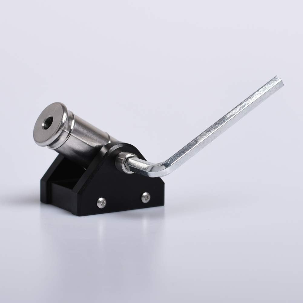 EASYANT Mini Schreibtisch Metallkanone, aus Edelstahl, CNC-gefertigtes Mini-Kanonenmodell Schwarz, S