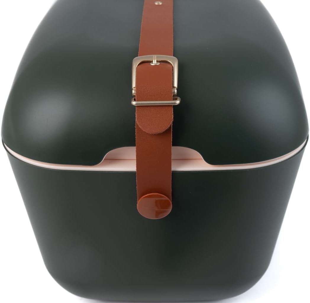 Kreher® Kühlbox Passive Kühlbox Kühltaschen Polar in Retro Vintage Design aus Kunststoff mit polysty