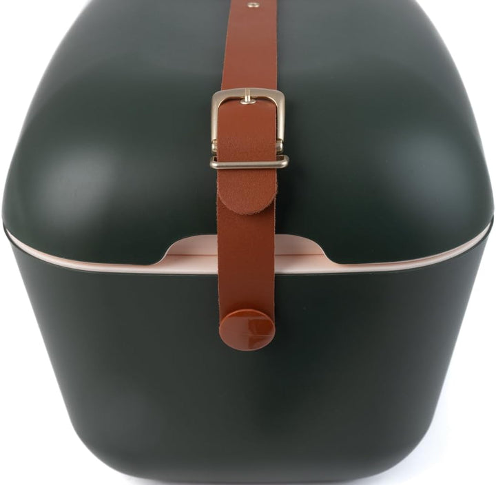 Kreher® Kühlbox Passive Kühlbox Kühltaschen Polar in Retro Vintage Design aus Kunststoff mit polysty
