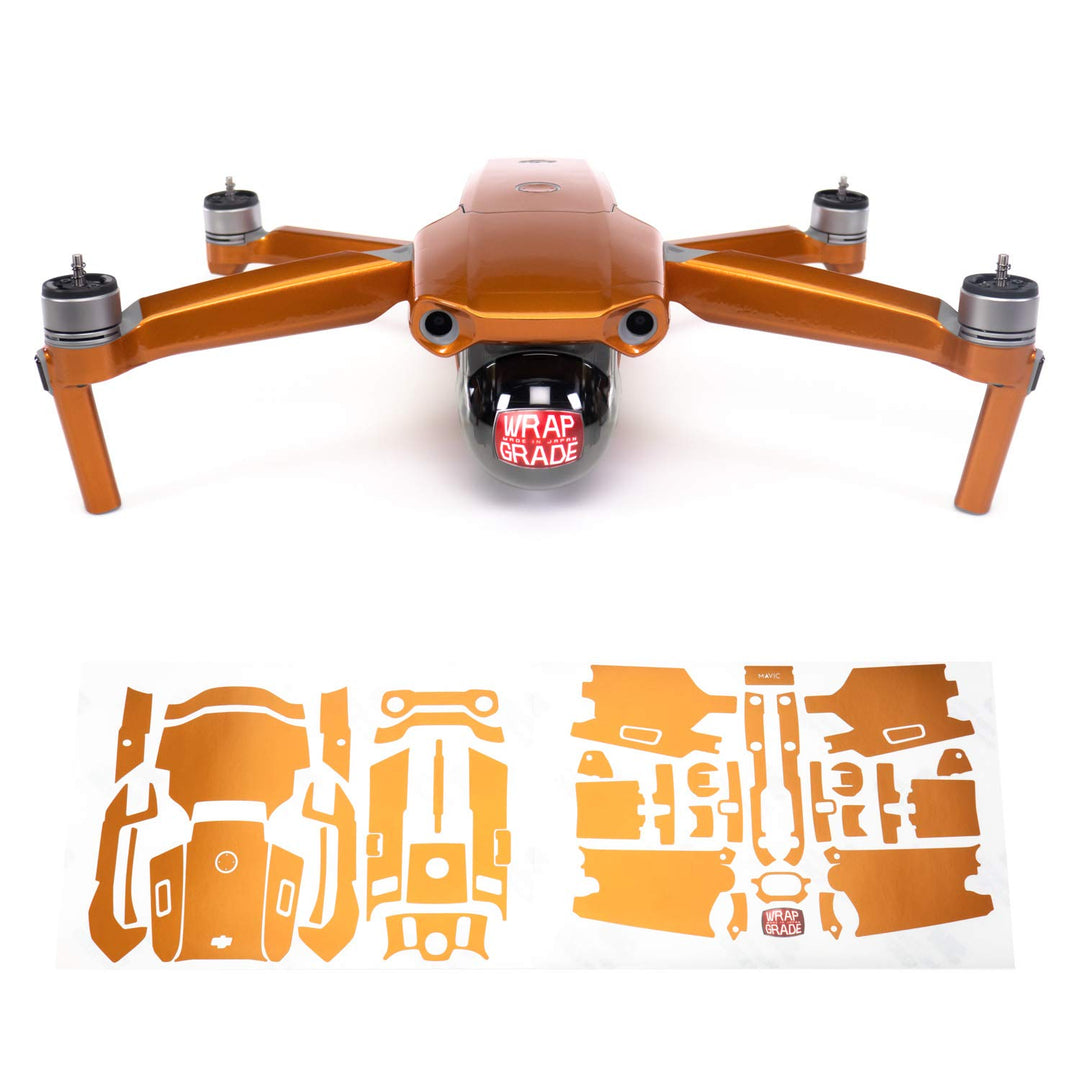 Wrapgrade Main Unit Skin kompatibel mit DJI Mavic Air 2 (Butterfly Copper)
